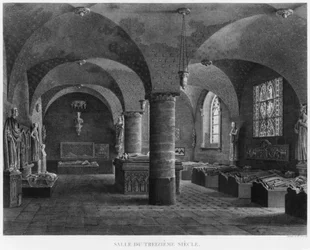 The 13th Century Room, Musee des Monuments Francais, Paris, Illustration from 
